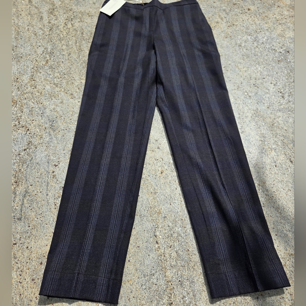 Momonì Haiti Wool Blend Tailored Trousers Size 42 (US 6–8) NWT Italian Designer